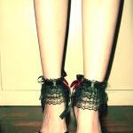 Black Lace Ankle Cuffs